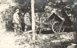 Military WWI Hungarian Artillery unit photo