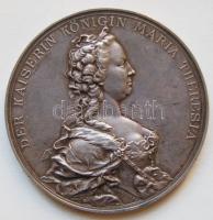 1888. A Scharff: Maria Theresia szobor avatása Bécsben Ag emlékérem / 105g-64mm