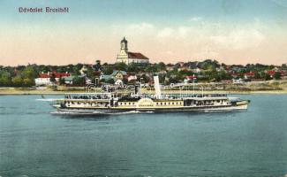 Ercsi gőzössel (ragasztónyom)