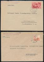 1950-1993 6 db küldemény szép kivésett túlélő bélyegzéssel