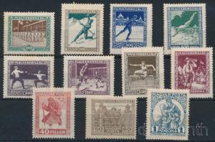 1920-1925 Hadifogoly és Sport 1-1 sor (rozsdafoltok / stain spots)