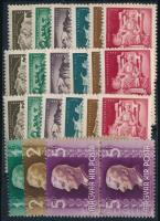 1942 Kormányzói arcképsor (III.) sor párokban + 1942 Királyok 3 db sor