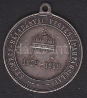 1879-1909. Selmec-Bélabányai Vegyes Ipartársulat Ag érme / 12.2g-33mm