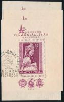 1958 Brüsszeli világkiállítás blokk