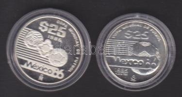 Mexikó 1985. 25$ (2klf) "Labdarúgó VB" Ag T:PP,BU