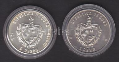 Kuba 1985. 1P + 5P "Labdarúgó VB" Ag T:BU