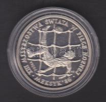 Lengyelország 1985. 200Zl Ag "Mexikói Labdarugó VB" T:PP