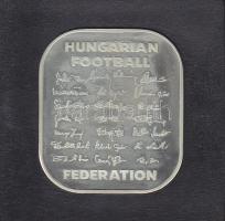 1982. "FIFA-Futball VB Spanyolország" Ag szögletes emlékérem 35g T:PP eredeti csomagolásba...