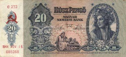 1930-1941. 10P, 20P, 50P, 100P mindegyik hamis sarló-kalapács fny-sal T:III+,III