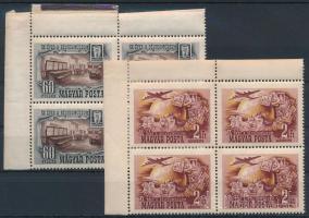 1952 Bélyegmúzeum (I.) sor ívsarki 4-es tömbökben