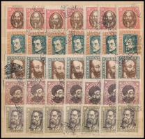 1919 Magyar tanácsköztársasági arcképek 7 db sor