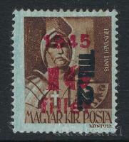 1946 Betűs TI.2./10f/4f kettős fekete felülnyomással