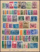 1916-1938 Összeállítás közepes berakólap mindkét oldalán (40.700)