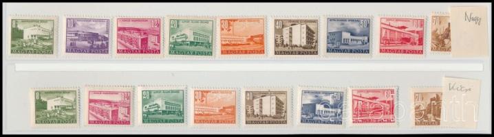 1953 Épületek (II.) sor kis és nagy képméretben