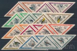 1952 Madarak I. sor tete-beche párokban