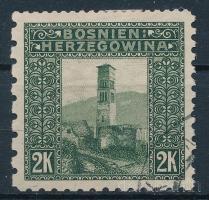 1906 2K bélyeg 12 1/2 : 9 1/2 : 9 1/2 : 6 1/2 vegyes fogazással