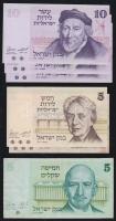 Izrael 1973-1978. 5L (3x) + 10L (3x) T:vegyes