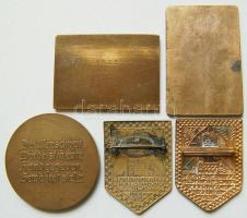 Ausztria 1912. XXIII. Nemzetközi Eucharisztikus Kongresszus zománcozott kitűző (H.Eder) + fém változ...