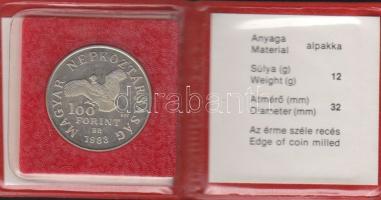 1983. 100Ft "Simon Bolivár" T:BU Eredeti tokban, tanúsítvánnyal!