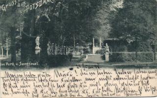 1898 Potsdam Sanssouci park (cut)