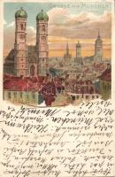 München Frauenkirche litho