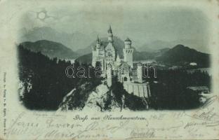 1898 Neuschwanstein castle