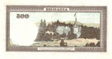 Románia 1941. 500L (2x) T:I-