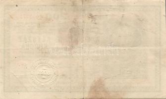 1918. 200K "sima" hátlap, "Szegedi Kézműves Bank" szárazbélyegzővel (hamis?!) T:...