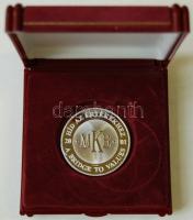 2001 MKB "1849 Az első magyar hídpénz" emlékérem dísztokban Ag T:PP 31g