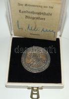 Ausztria 1532 Taler Ag modern utánveret, eredeti tokkal, tanúsítvánnyal rajta Hans Ausserwinkler klagenfurti polgármester dedikálásával T:1/2