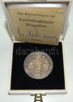 Ausztria 1532 Taler Ag modern utánveret, eredeti tokkal, tanúsítvánnyal rajta Hans Ausserwinkler kla...