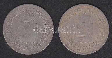 Címeres fém zseton (2x), számmal ellátott hátlappal T:3