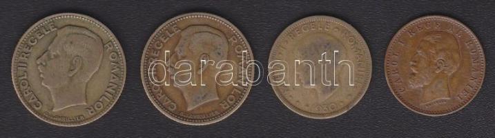 Románia 1900. 2b + 1930. 5L + 10L (2x) T:3+/3