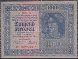 Ausztria/Osztrák-Magyar Bank 1922. 1000K T:II