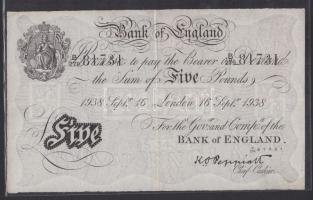 Nagy-Britannia 1938. 5P hamis T:II