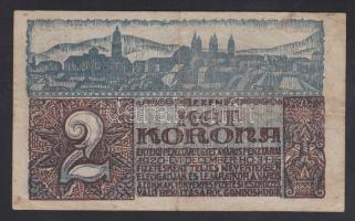 Pécs 1920. 2K pénztárjegy T:III