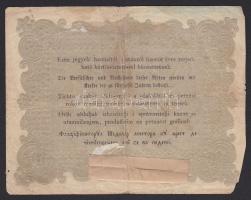 1848. 10Ft "Kossuth bankó" T:IV+