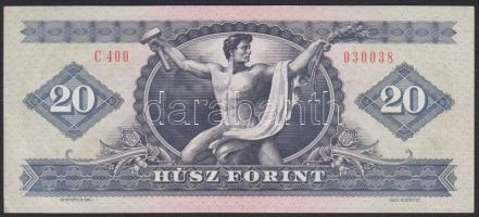 1980. 20Ft T:II+ kis saroktörés