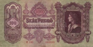 1930. 100P (11x) + 1932. 50P (2x) + 1936. 10P (2x) + 1960. 100Ft elő-és hátlapi nyomat kissé eltolód...