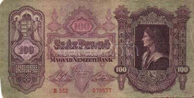 1930. 100P (11x) + 1932. 50P (2x) + 1936. 10P (2x) + 1960. 100Ft elő-és hátlapi nyomat kissé eltolód...