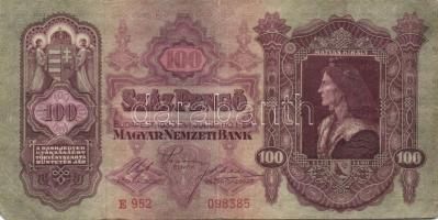 1930. 100P (11x) + 1932. 50P (2x) + 1936. 10P (2x) + 1960. 100Ft elő-és hátlapi nyomat kissé eltolód...