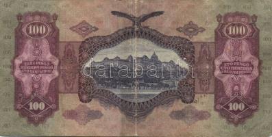 1930. 100P (11x) + 1932. 50P (2x) + 1936. 10P (2x) + 1960. 100Ft elő-és hátlapi nyomat kissé eltolód...