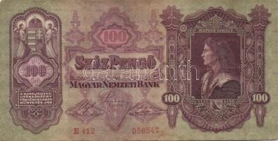 1930. 100P (11x) + 1932. 50P (2x) + 1936. 10P (2x) + 1960. 100Ft elő-és hátlapi nyomat kissé eltolód...