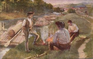 Garam lake raftsmen s: Skuteczky