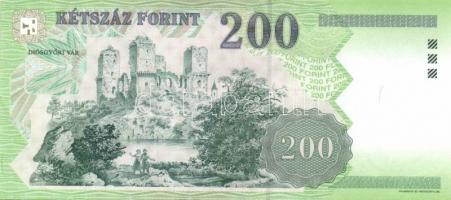 1998. 200Ft (3x) egymásutáni sorszámmal T:I-