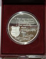 DN "Kossuth Lajos" Ag emlékérem 31,103g T:PP eredeti dísztokban, tanúsítvánnyal!