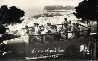 Monte Carlo sightseeing automobus 1934 photo (EB)