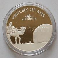 Cook-szigetek 2006. 1$ Ag "Ázsia történelme-Selyemút" T:PP tanúsítvánnyal!