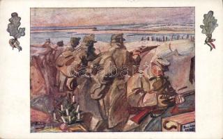 Military Christmas artist signed