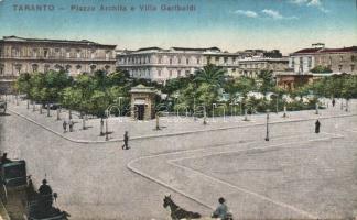 Taranto Piazza Archita and Villa Garibaldi